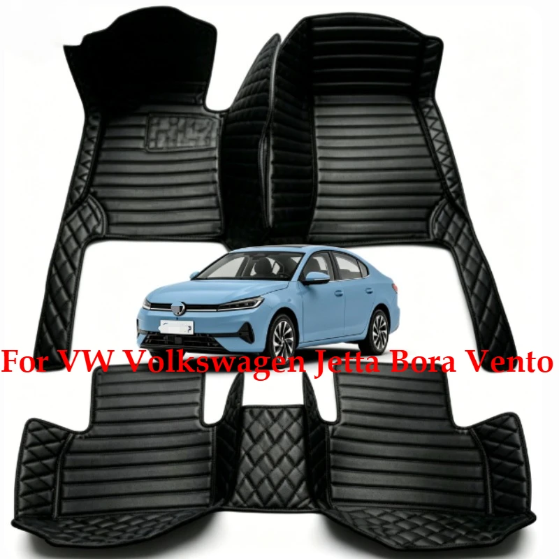Alfombrillas personalizadas OMANE para coche VW Volkswagen Jetta Bora Vento Auto 1998-2323 + alfombras para pies, accesorios para coche