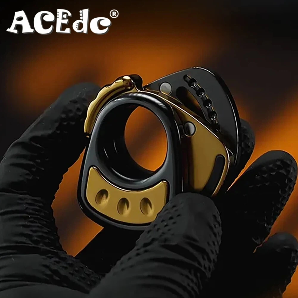 ACEdc Original Chick Push Slider Titanium Zirconium Fidget Slider Stress Relief Toy Fidget Toys For Adults Anxiety Relief Gadget