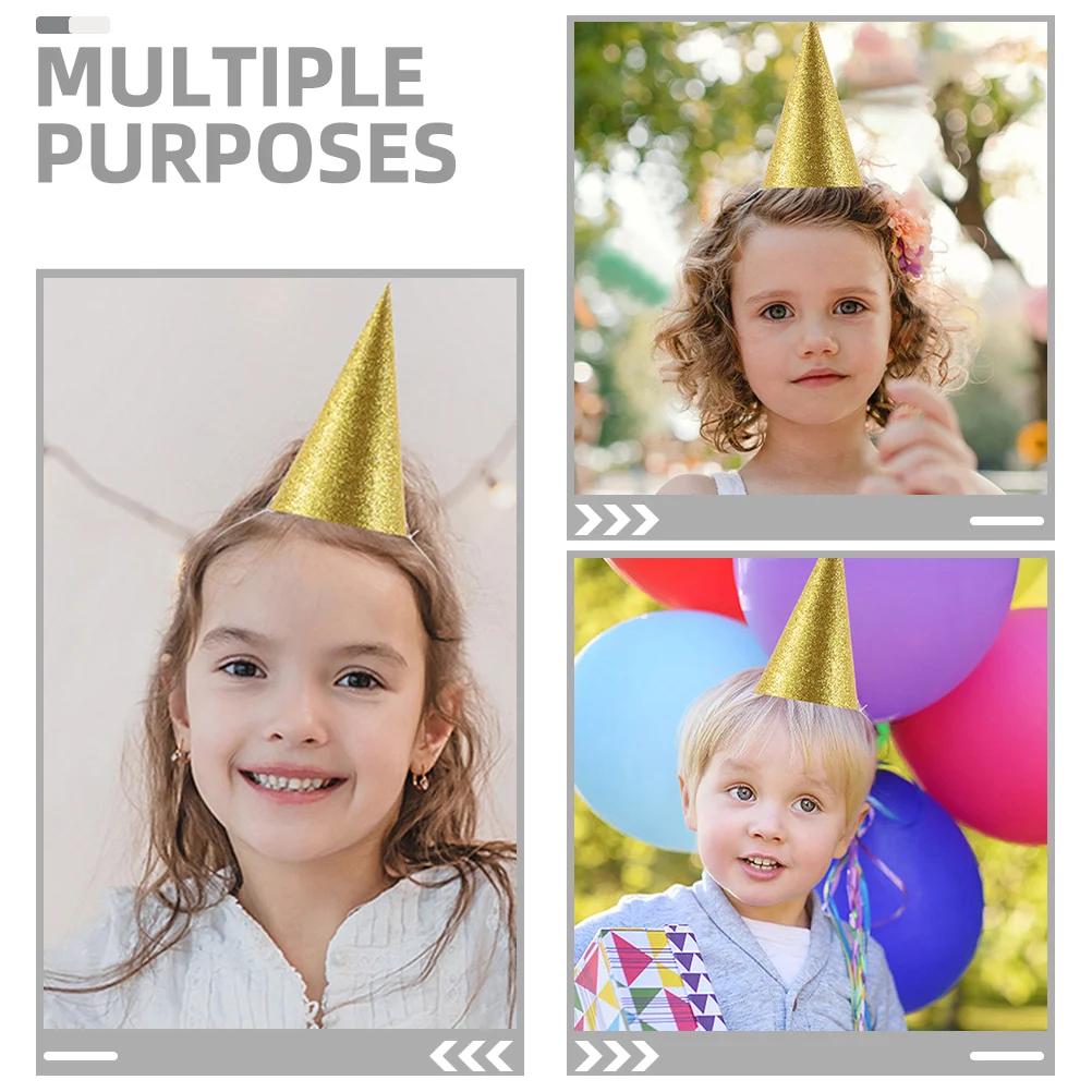 

36pcs Party For Cute Paper Hats For Cone Birthday Hats Decor Happy Birthday Party Headwear Decoration