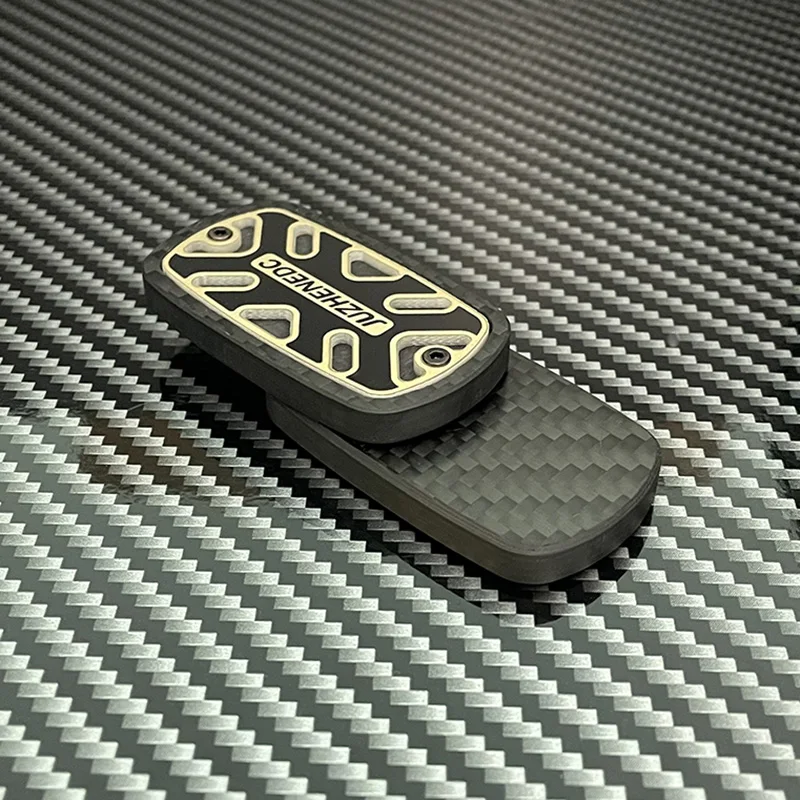 Fidget Slider aus Kohlefaser, EDC, seidig glatte Bedienung, robuster Fidget Spinner, Desktop-Entspannung und Stressabbau-Fidget-Spielzeug