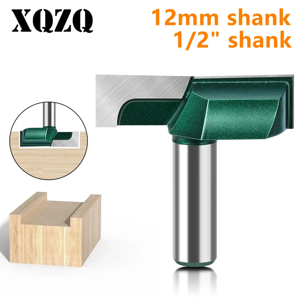 

Фреза для очистки нижней части хвостовика 1/2 дюйма, 12 мм, долбежная фреза, поверхность лопатки, выравнивание плиты, деревообрабатывающая фреза