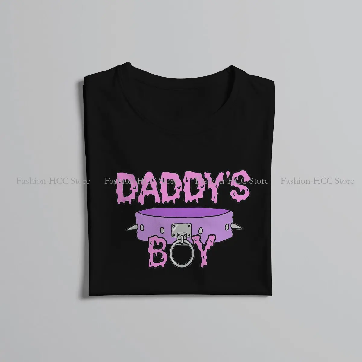 BDSM Polyester TShirts Daddys Boy Personalize Homme T Shirt Funny Clothing