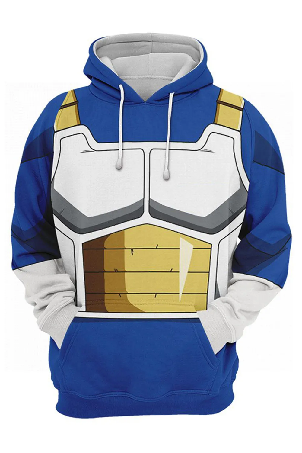 Vegeta IV Cosplay Bluza z kapturem z nadrukiem 3D Mężczyźni Kobiety Casual Streetwear Pullover