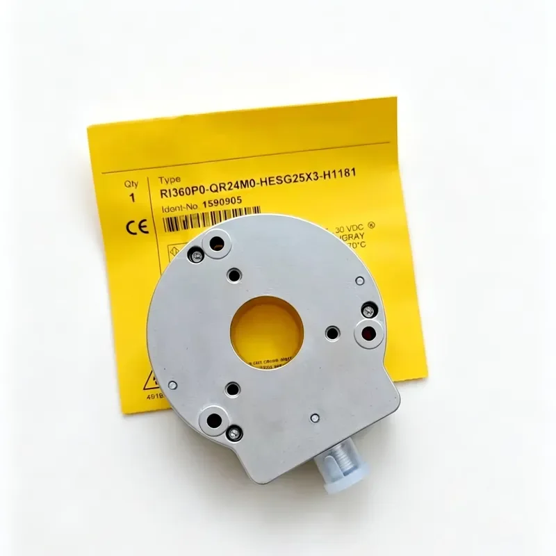 RI360P0-QR24M0-HESG25X3-H1181 Contactless Encoder 25Bit SSI 16Bit Singleturn 6Bit Multiturn M12 8Pin IP67 15-30VDC