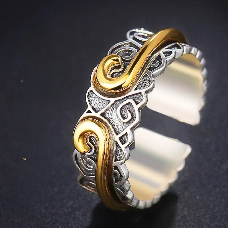 Ultimate Treasure Ring, Male Trendy Talk, Journey to the West, Hoop Curse, Single Wukong, Golden Hoop, Couple, Personalized Ring