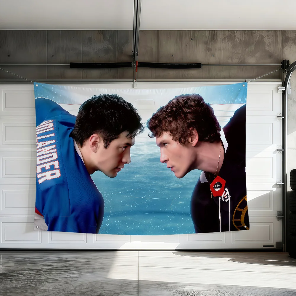 Retro TV Pop Culture Wall Tapestry Polyester Vintage Art Decor Bedroom Garage Enhance spatial aesthetics without flagpole