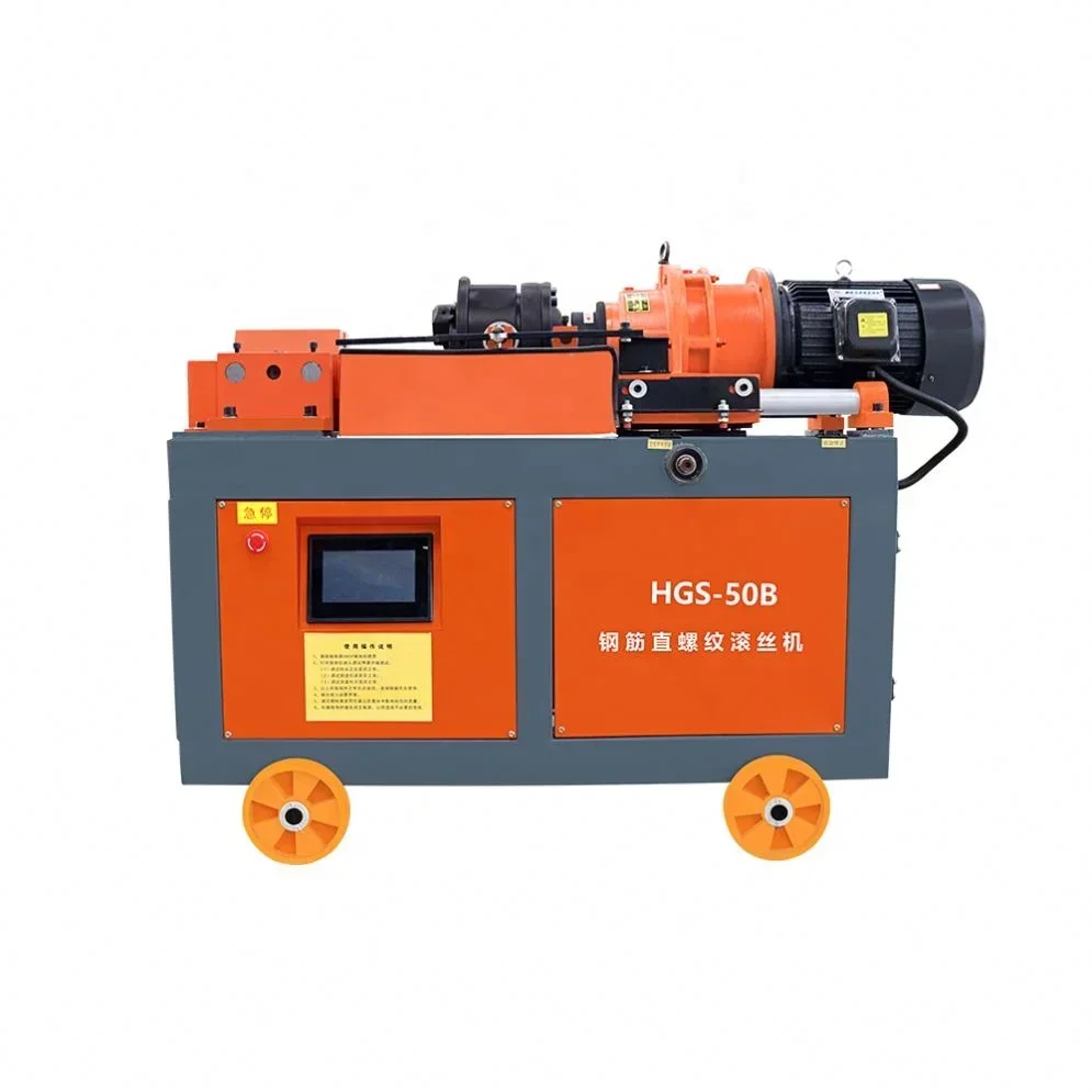 Automatic Full Rod Thread Die Roller Hydraulic Steel Bar Rebar Coupler Rolling Screw Making Machine for Bolt