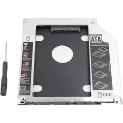 New Aluminum SATA 3.0 2nd HDD Caddy 9.5mm SSD Case HDD Enclosure For Apple Macbook Pro Air 13
