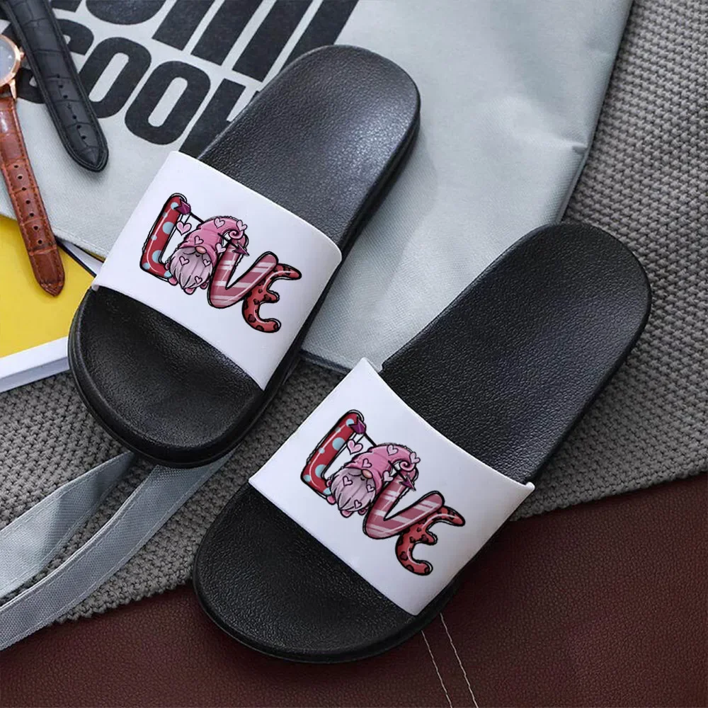 

2023 Summer Valentine Day Women Slippers Beach Slides Home Indoor Slipper Thick Platform Bathroom Sandals Fashion Ladies Shoes