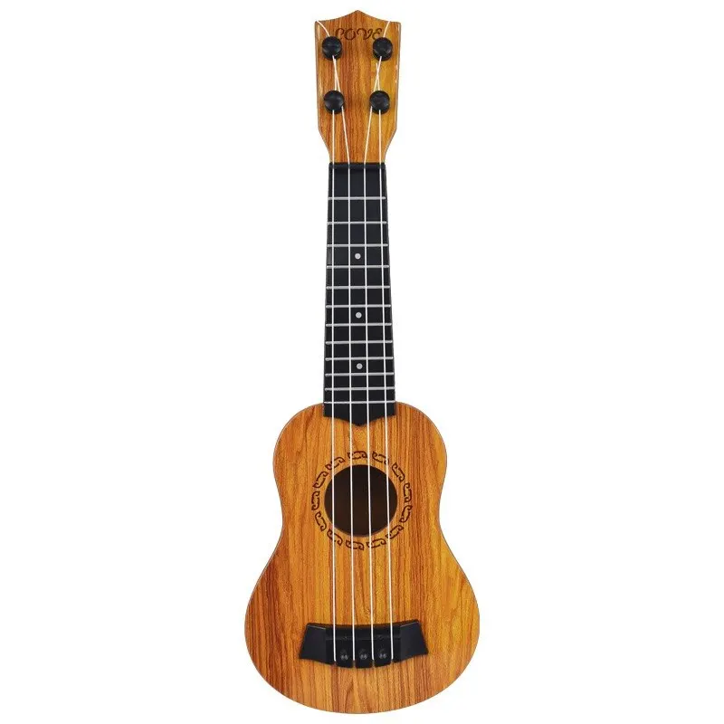 35 cm Kinder-Gitarrenspielzeug kann zum Spielen von Grundinstrumenten mit Paddeln, die Yukrili-Musikspielzeug simulieren