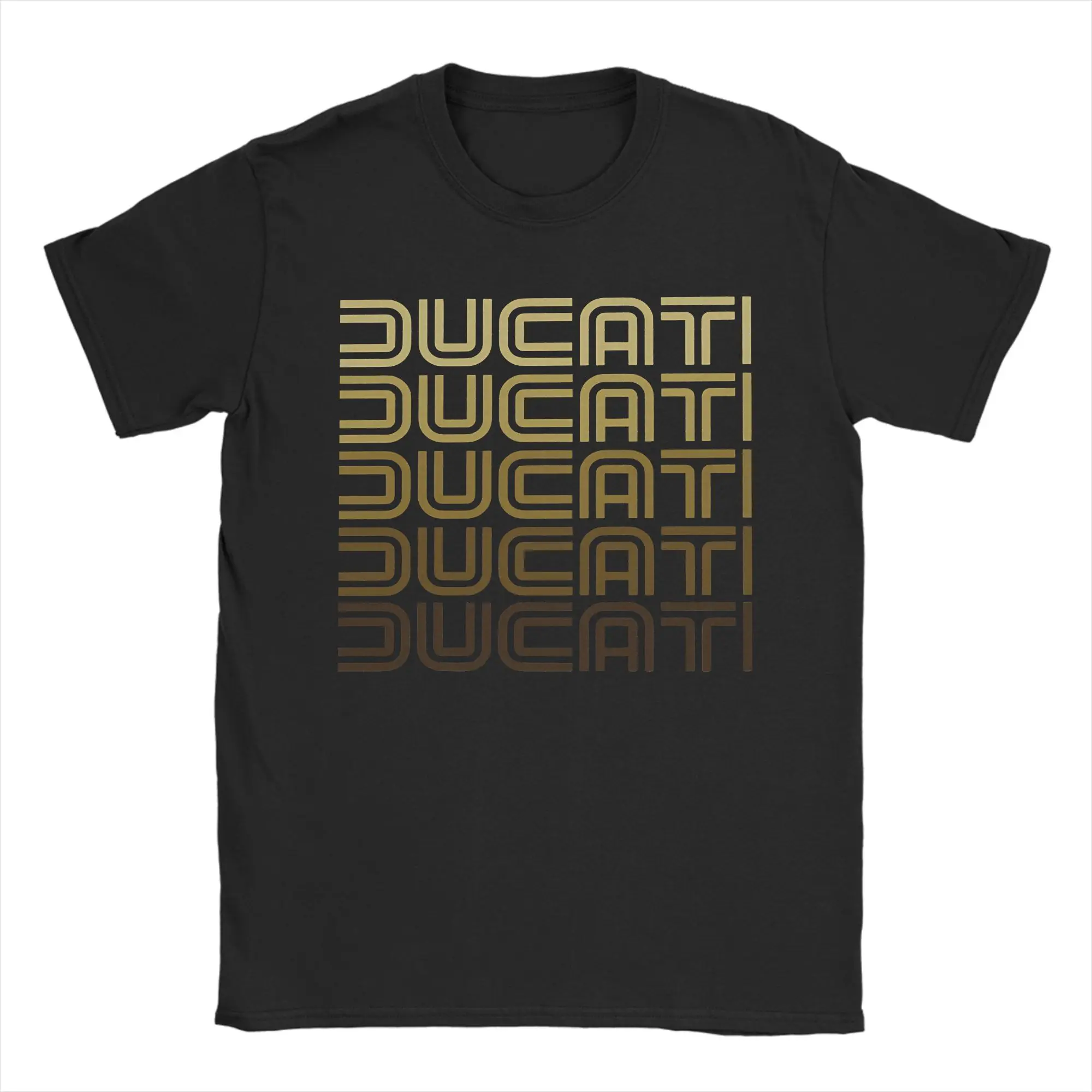 Classic Funny Graphic 100% Cotton T-Shirt D-Ducatis Tops Tees For Men view 4