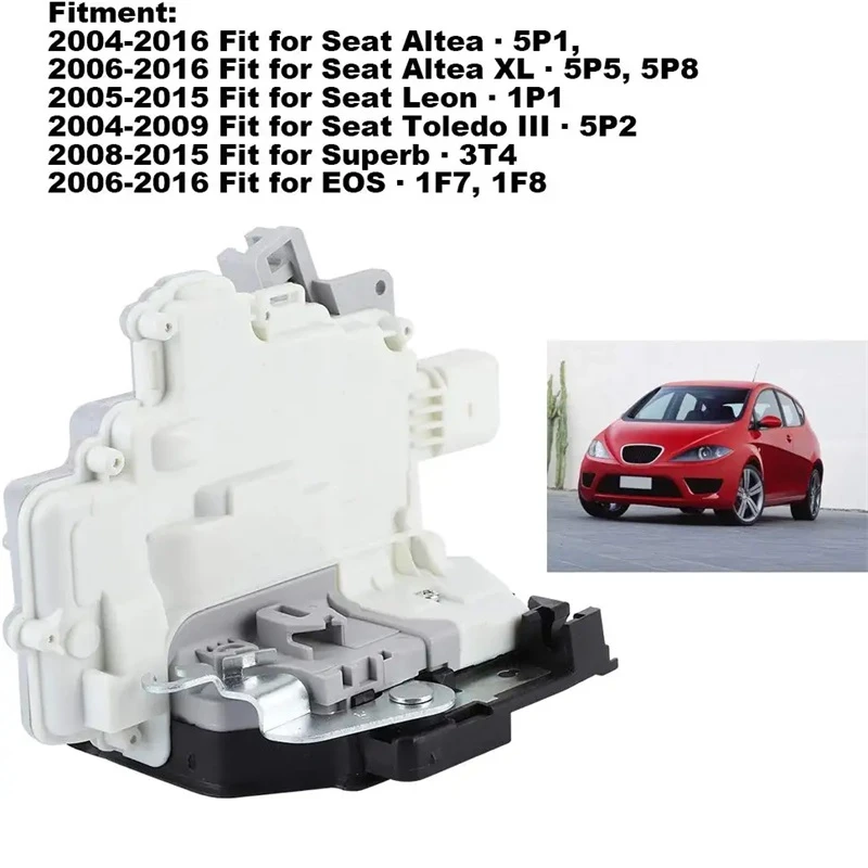 

Door Lock Latch Actuator Front Rear Left/Right For 2006-2016 ALTEA XL LEON VW 1P1837015 1P1837016 1P0839015A