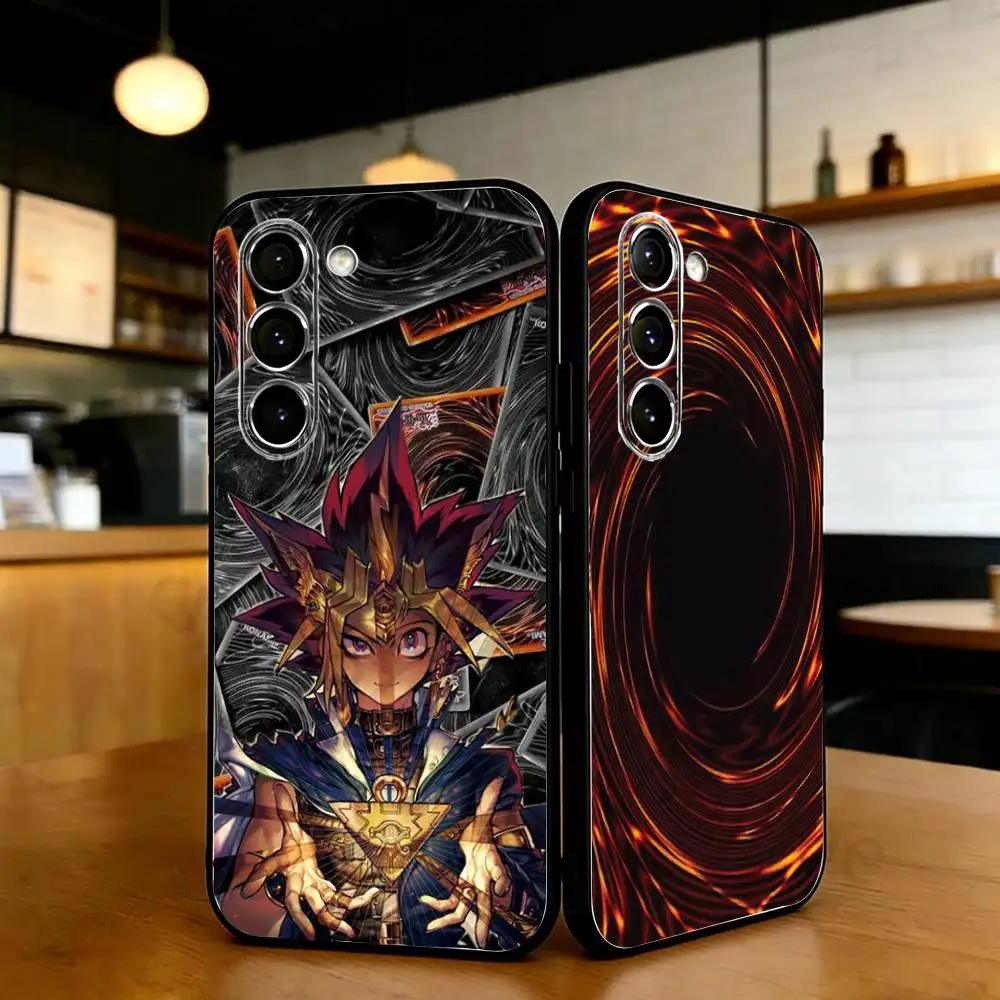 Yu-Gi-Oh Game Phone Case For Samsung S24,21,22,23,30,Ultra,20,Plus,Note,10,9,Black soft silicone case