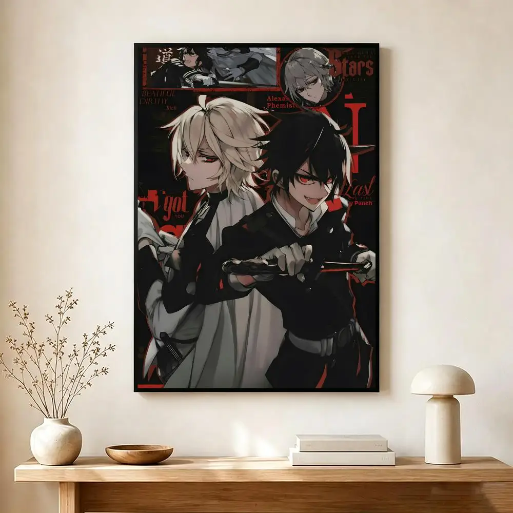 Dark Fantasy Anime seraph of the end Poster Modern Home Decoration Interior Design & Contemporary Wall Art Collection