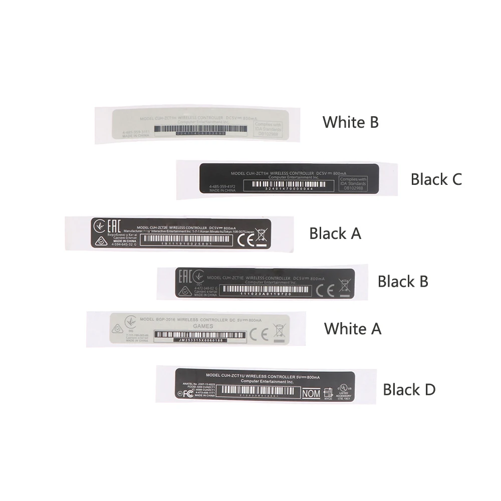 สำหรับ PS4ไร้สายจอยควบคุมเกมป้ายจอยควบคุมเกมสติกเกอร์สติกเกอร์ด้านหลัง Paster