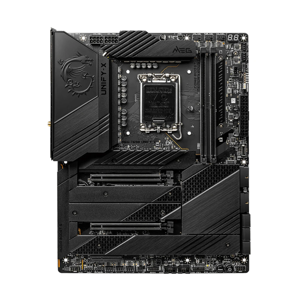 Imagem -04 - Msi-meg Z690 Unify-x Motherboard Use com Chipconjunto Intel Z690 Suporte I914900t I9-14900ks I7-14790f i7 12700k Cpu 2x Ddr5 96gb