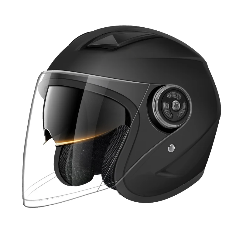 

Motorcycle helmet, men's and women's four seasons half helmet, scooter, warm safety helmet, electric car, bicycle accessories