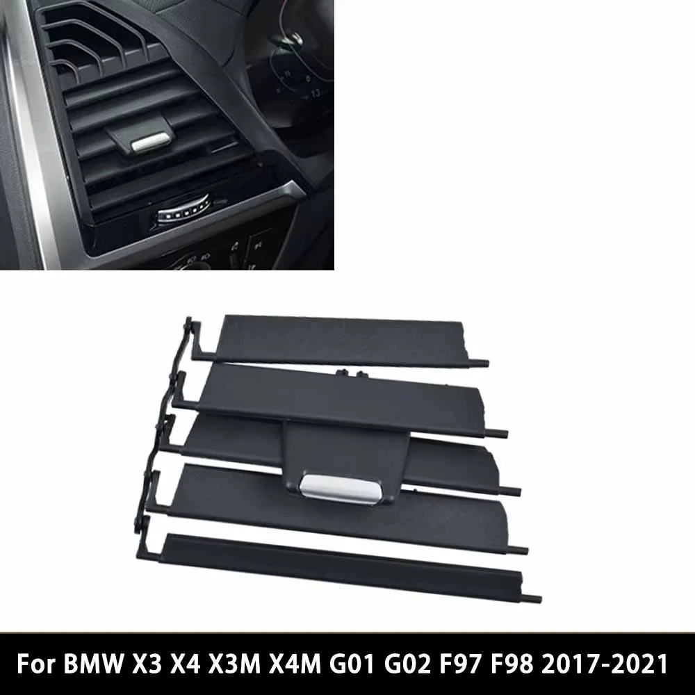 Car Central Left Right AC Vent Outlet Grille Tab Clip Air Vent Grille Repair Kit For BMW X3 X4 X3M X4M G01 G02 F97 F98 2017-2021