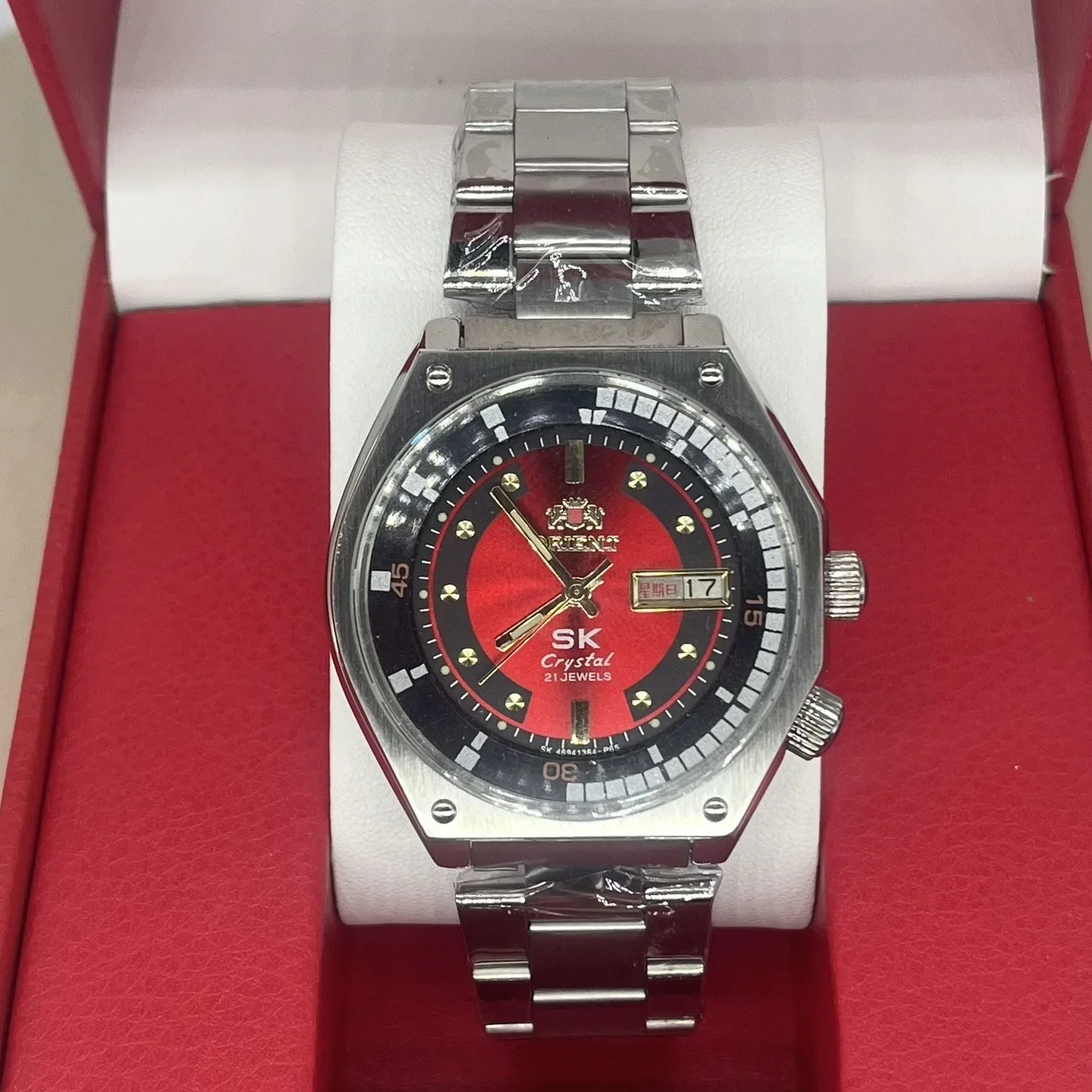 Orient Store  Mechanical Watch All Men's Mechanical Orient Watch Night Light Display Waterproof Hollow Dial Full Function