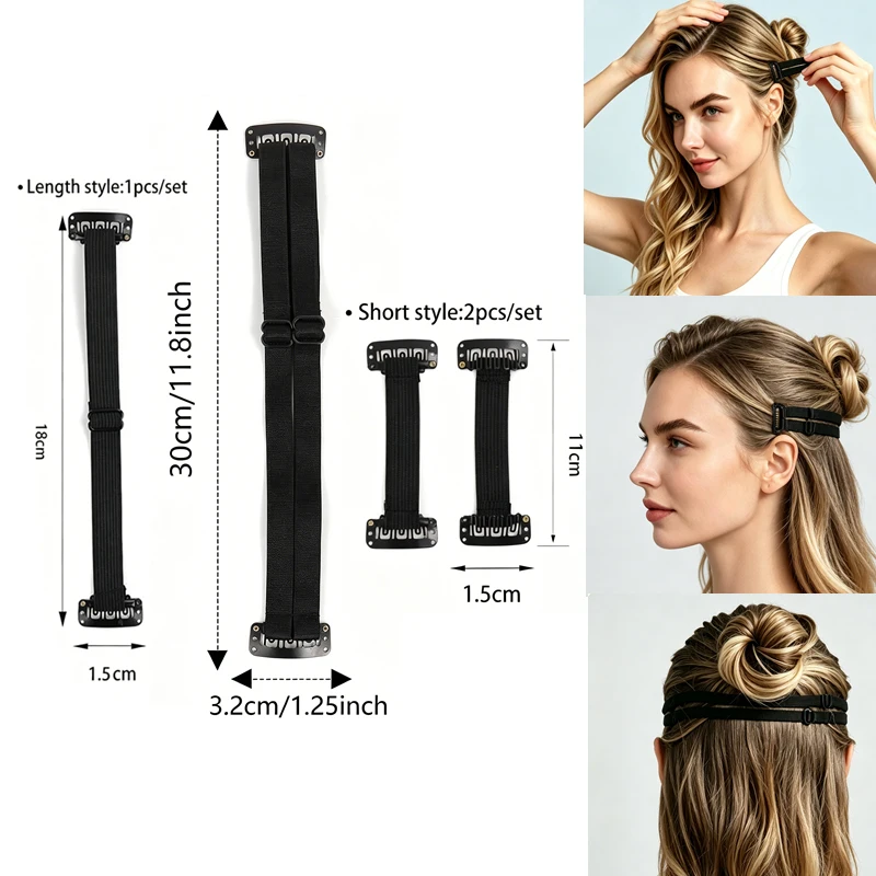 Black Invisible Elastic Face Lift Band Face Lifting Strap Facial Comfort Belt for Daily Skin Care