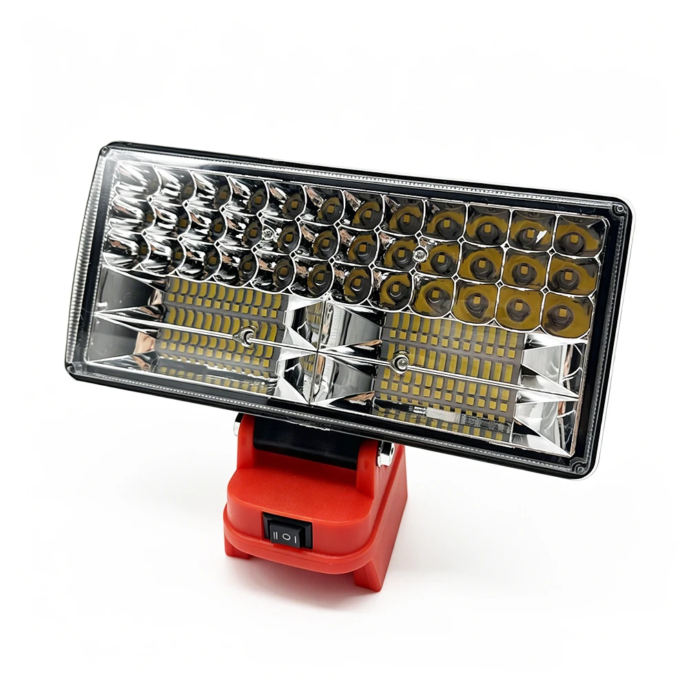 Kabellose LED-Flutlicht-Arbeitsleuchte für Milwaukee M18 Li-Ionen-Akku 9000LM Doppel-USB 2 Modi Camping-Notlicht Ohne Akku – Detail 4