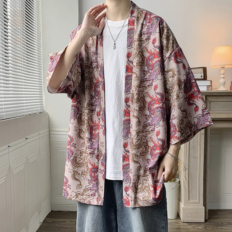 

Japanese Style Sun Protection Clothing Hanfu Open Cardigan Taoist Robe Unisex Super Fairy Atmosphere Improved Hanfu Tang Costume