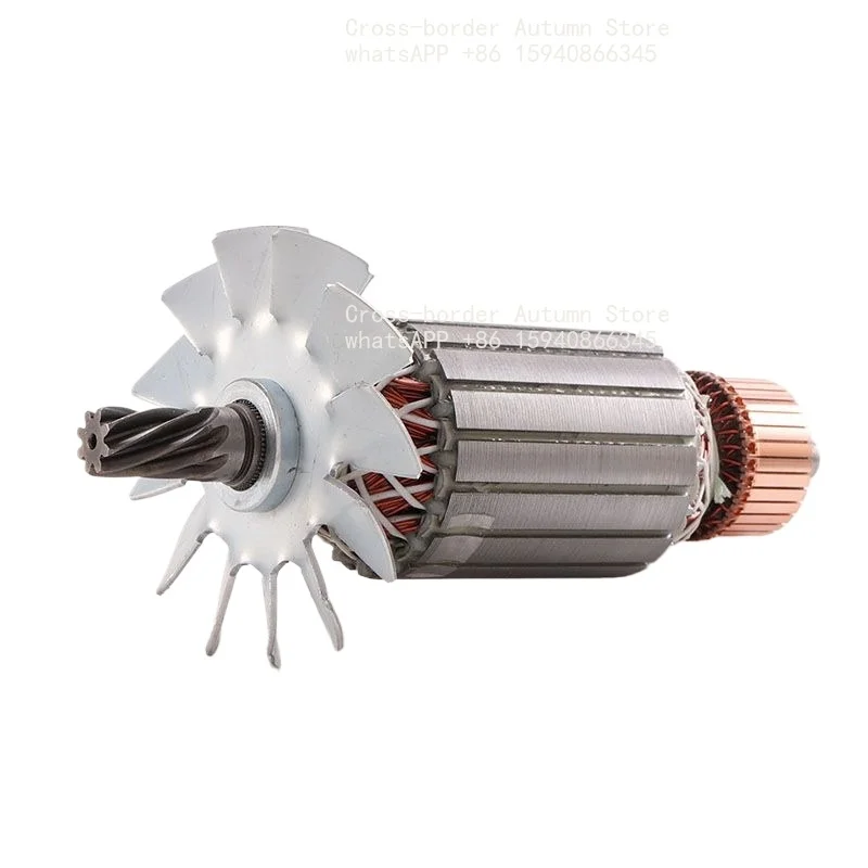 Motor Armature Rotor Replacement Spare Parts For Metal Steel Cut‑Off Saw Power Tool Repair Accessory