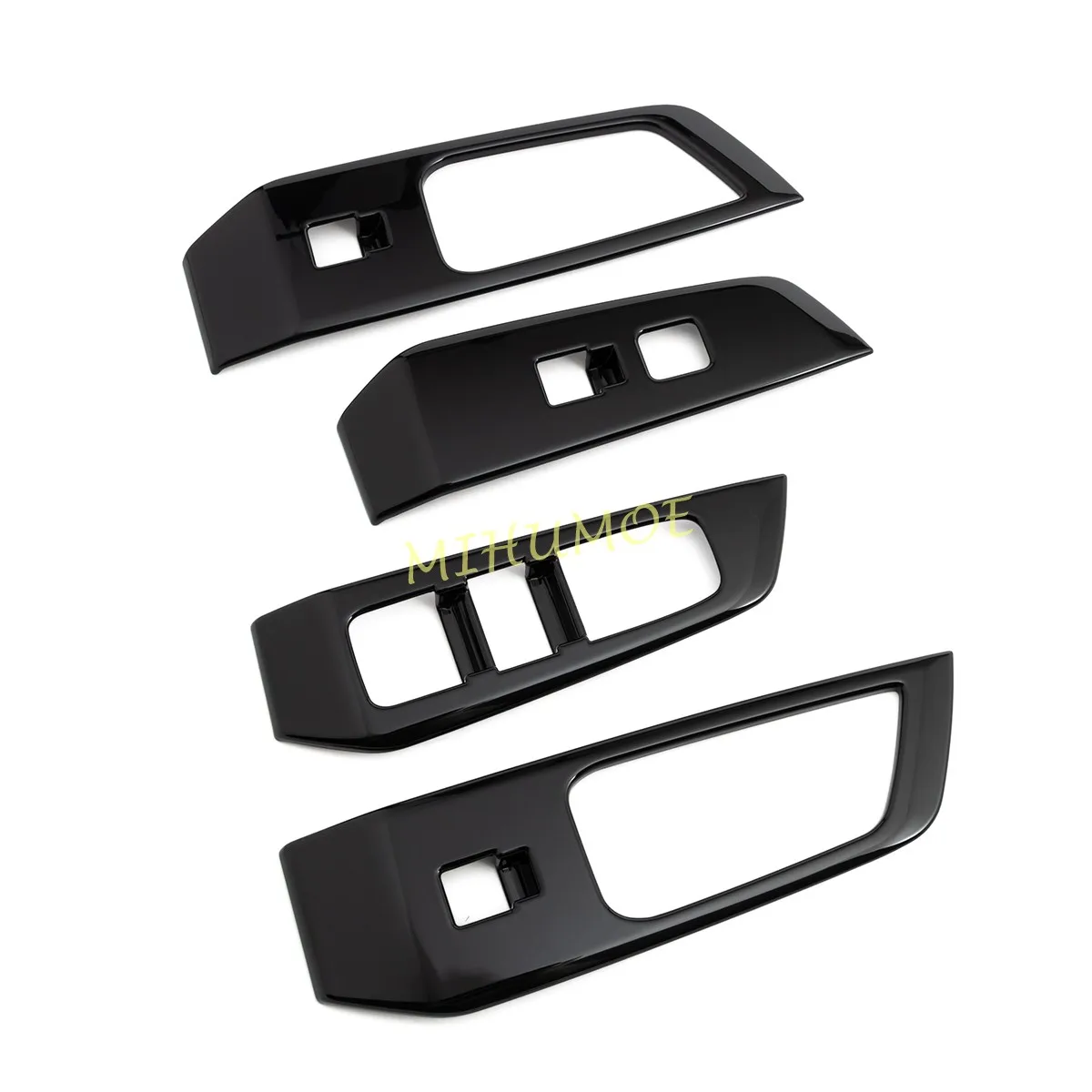 For 2024 2025 2026 Toyota Grand Highlander Carbon Fiber Car Interior Window Lift Switch Button Panel Cover Trims Accessories LHD