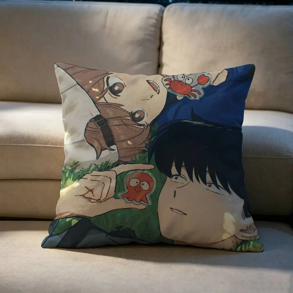 Go for It Nakamura Pillow cover Soft Microfiber Pillowcase Home Sofa Decor Surprise Decorative printed.