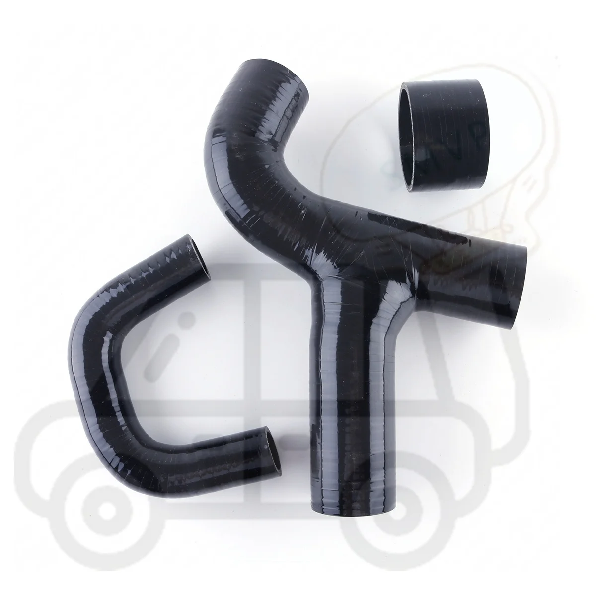 3 قطعة ل 2000-2008 سوبارو امبريز GDB GDA WRX STI EJ20 2.0L توربو الإصدار 7/8/9 اكسسوارات السيارات سيليكون المبرد خرطوم المياه 4PLY