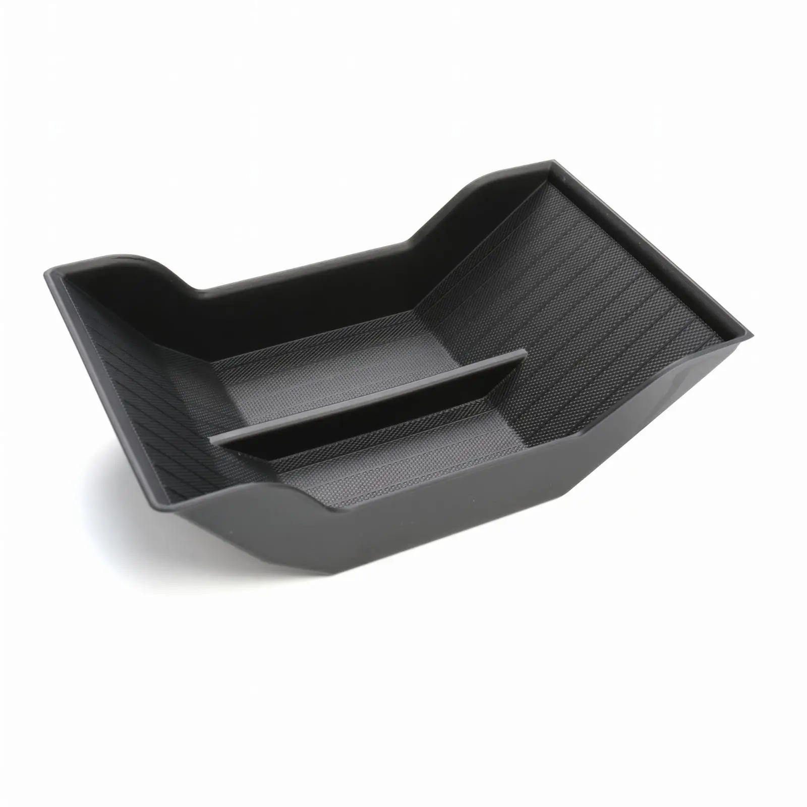 Center Console Organizer Tray for Tesla Model 3 Y TPE Vehicle Pad Textured Surface Liner