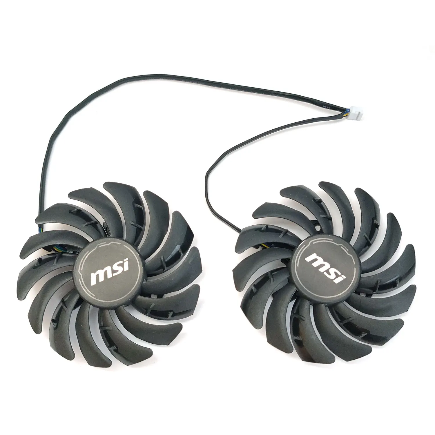 NEW 85MM 4PIN 12V 0.40A PLD09210S12HH RTX 3080 GPU Fan，For MSI RTX 3070 3080 3090 VENTUS 3X GAMING Graphic Card Cooling Fan