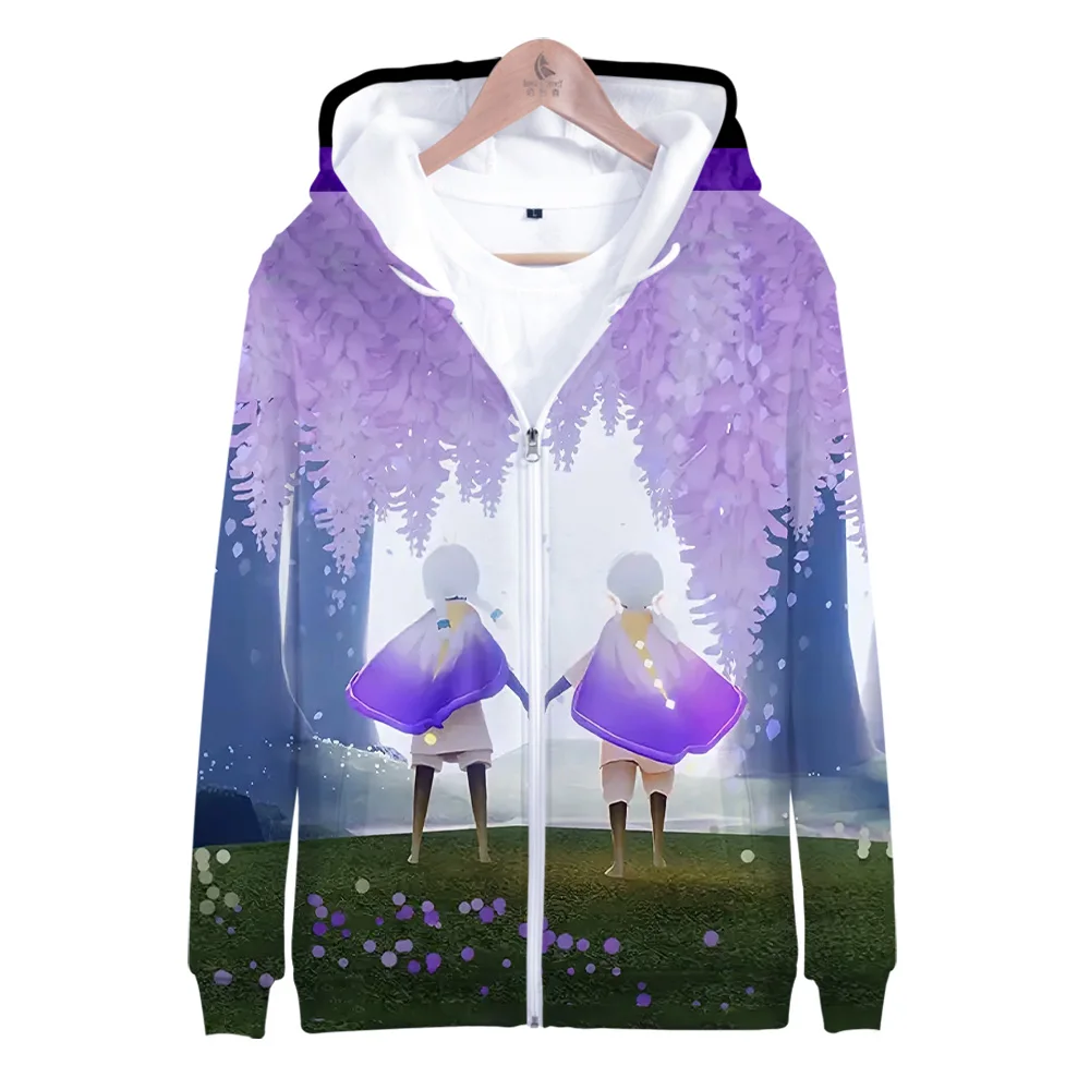 

Sky Children of the Light Game Merch Zipper Hoodies Autumn Winter Men/Women Streetwear Zip Hooded Sweatshirt