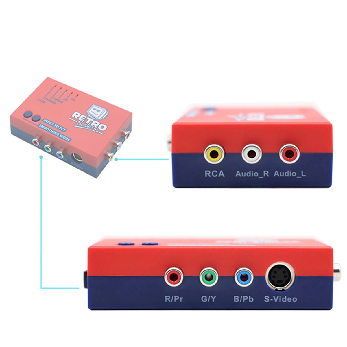 

ABWH_For RetroScaler2x AV to HD Converter Line-doubler,Blue
