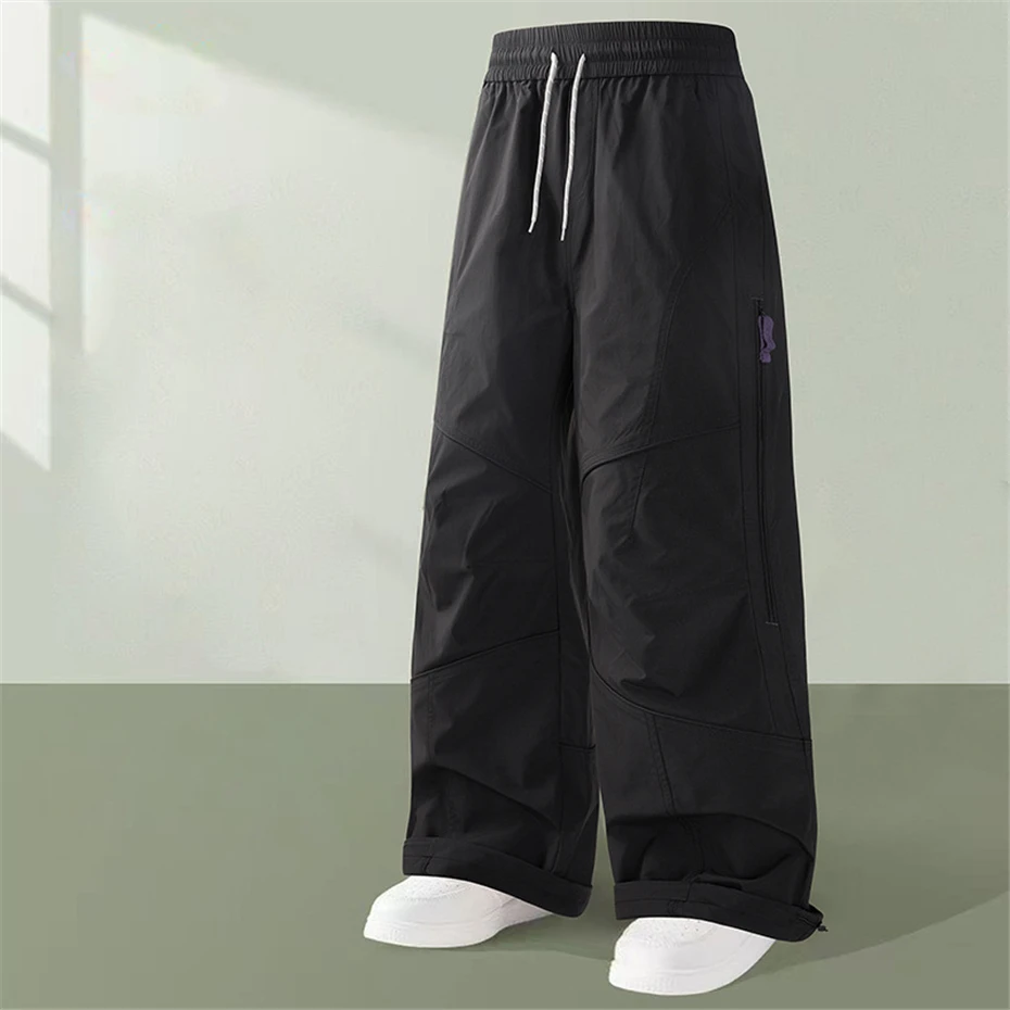 

Spring Summer Camp Pants Men Windproof Waterproof Pants Fashion Casual Cargo Pants Male Trousers