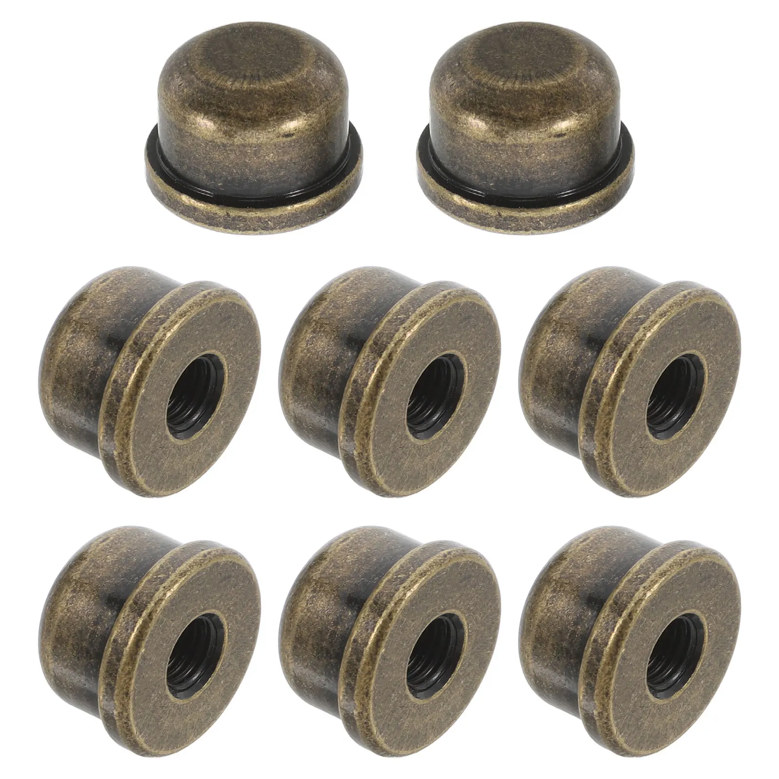 

8 Pcs Finial Parts Decorative Cap Table Lamp Shade Screw Brass Zinc Alloy Harp Toppers Decorative Lighting Finial Knob