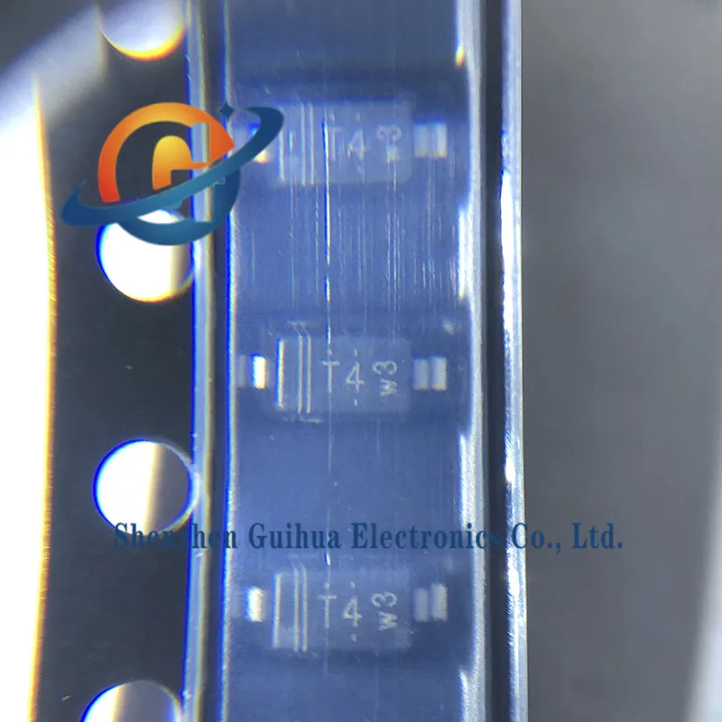 100pcs original crystal conductive micro 1N4148W 4148WS 4148W silk screen T4 SOD-123 323 chip switch diode 1206/0805 volume