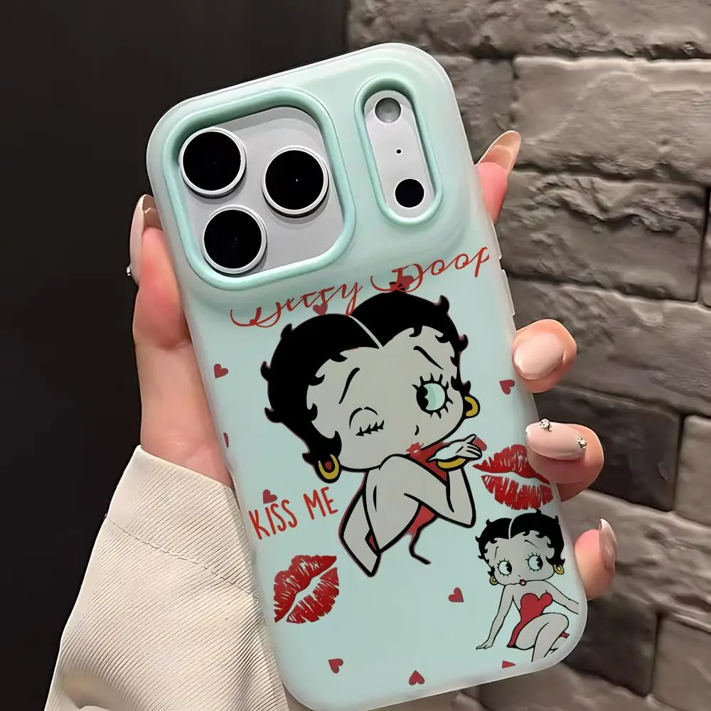 

Character B-Betty Phone Case Dual-Layer Shockproof Phone Case for iPhone17promax 16 Soft TPU Inner PC Back