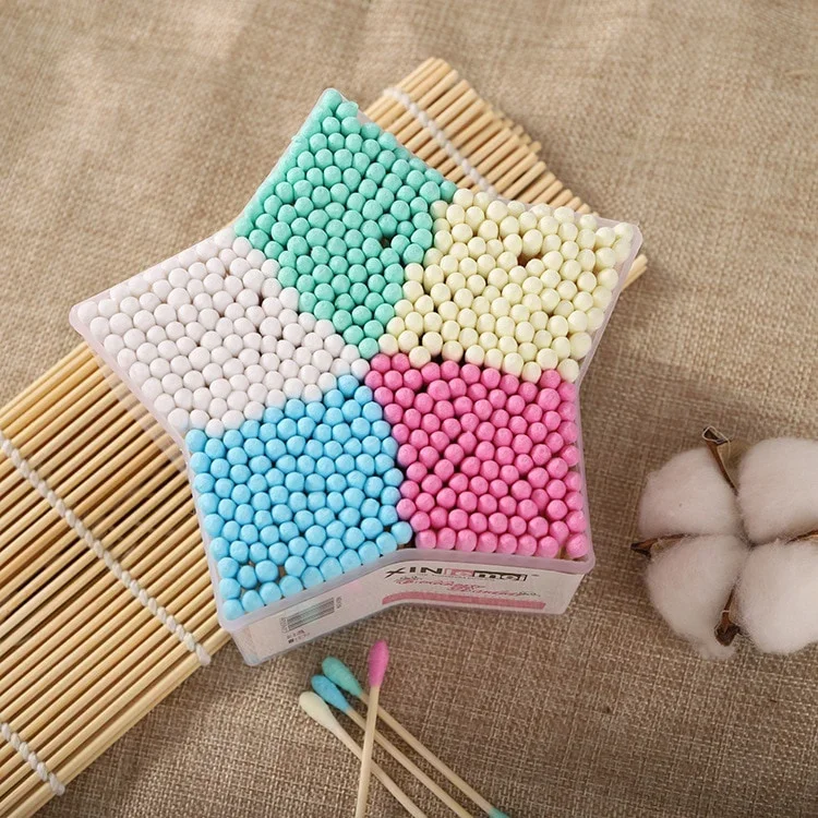 500PCS/SET Cotton Swab Stick Head Ear Buds Cleaning Tools New Hot Selling Cosmetic Makeup