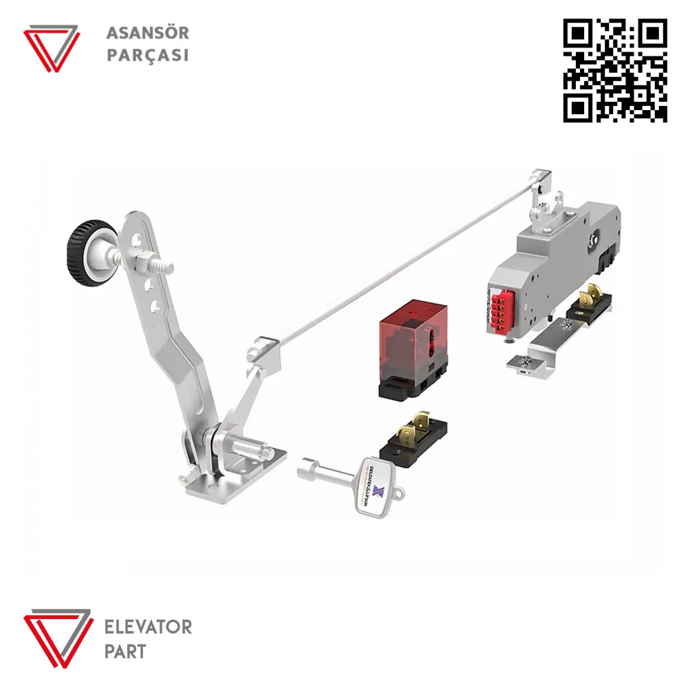DELTATEK -  Deltatek Çift Emniyetli Yolcu Asansör Yarı Otomatik Kapı Kilidi