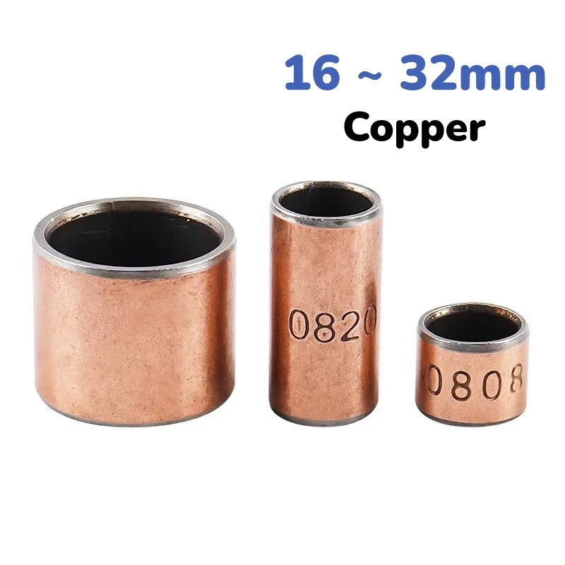 SF-1 Inner Diameter Oiless Bushing Wear-Resistant Bearing Self-Lubricating Bushing Composite Sleeve 16~32mm