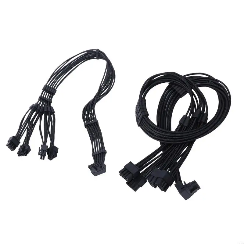 62KA 3x 4x 8pin nam đến 12VHPWR PCIe5.0 16pin Cáp ATX3.0 cho card đồ họa RTX40