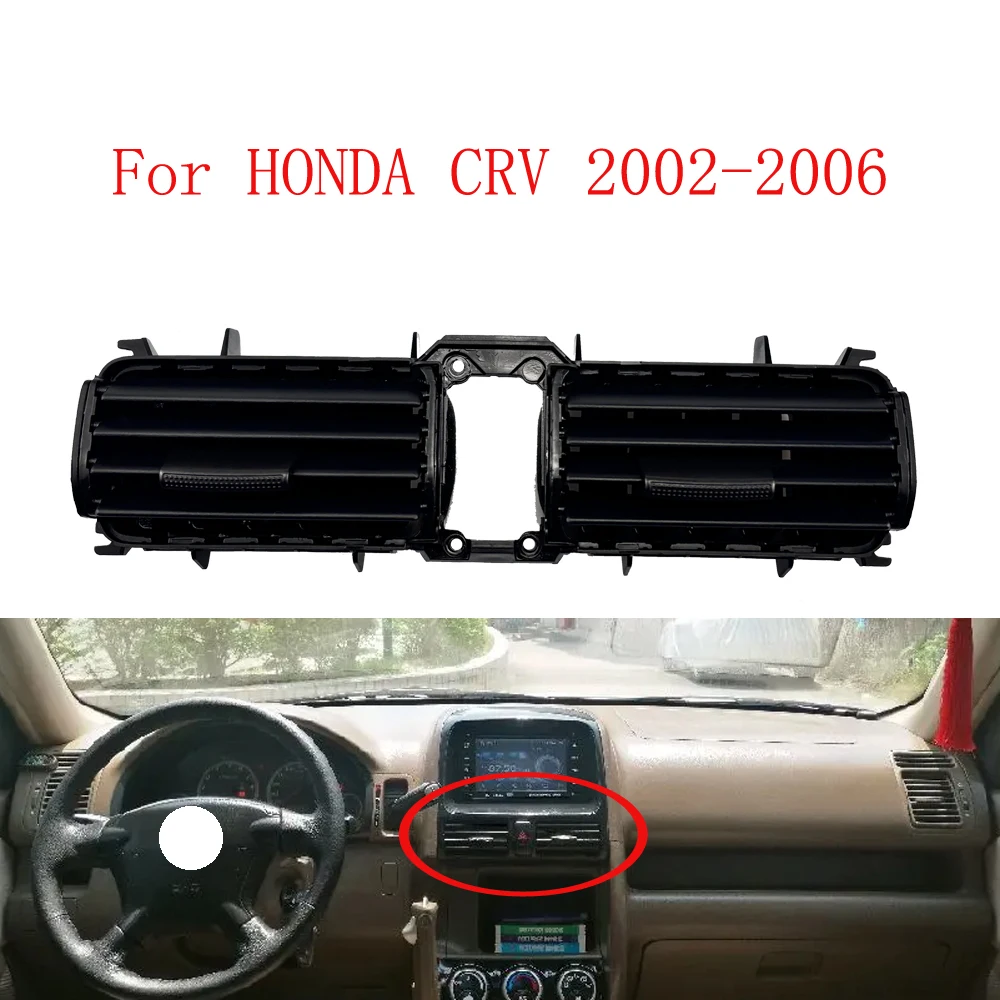 For  Honda CRV 2002-2006  Air outlet of workbench air conditioner  Cold air outlet , 2 din 9 inch radio frame