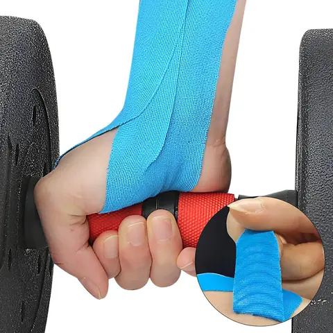 Precut Wrist Tape 5/10Pack - Athletic Sports Tape for Baseball, Soccer & Bowling | Elastic Muscle Support Tape for Carpal Tunnel