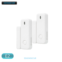 2Pcs E2 Wireless Door/Window Sensors 433MHz For HOMSECUR Tuya WIFI 4G 2G GSM Home Alarm Security System
