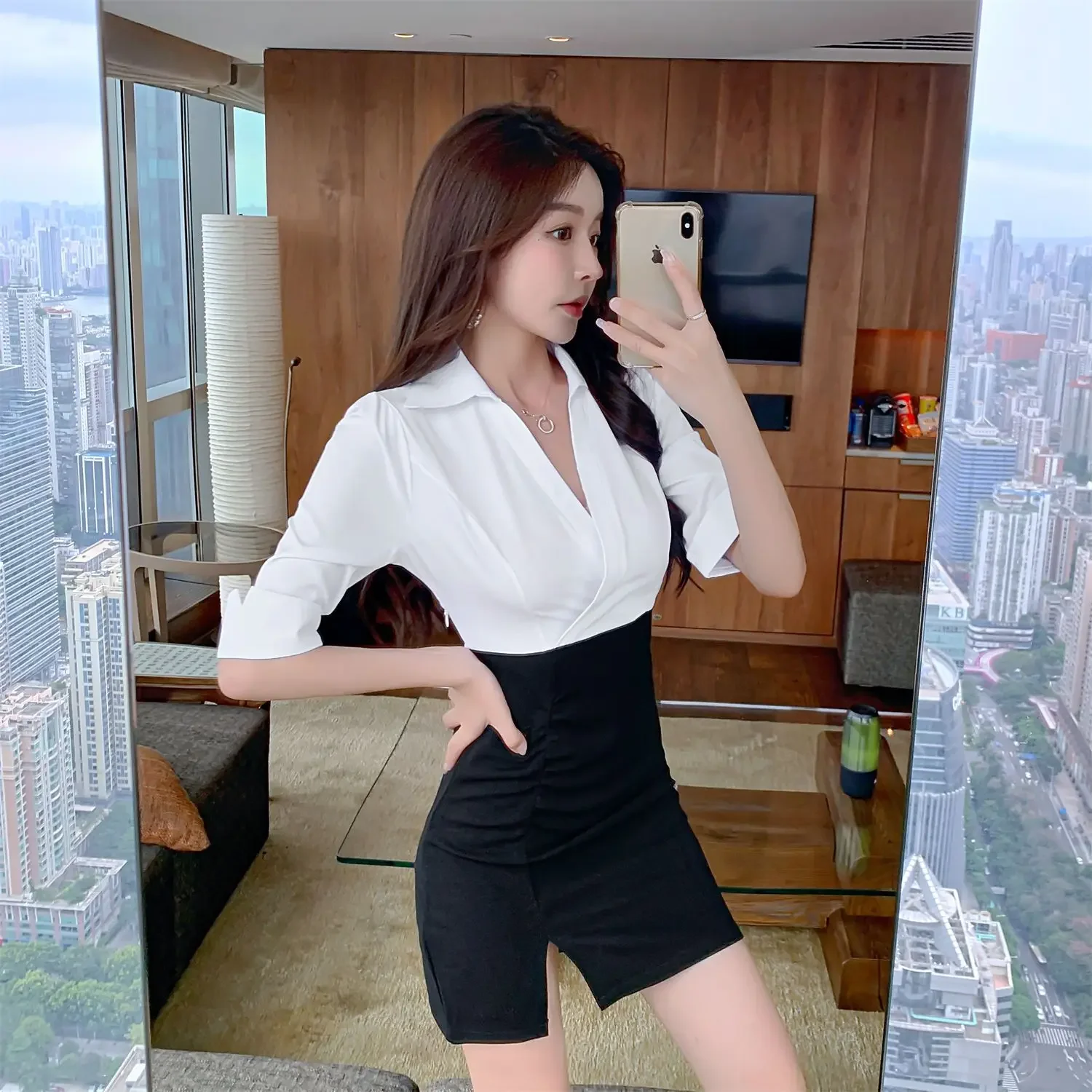 Robe femme manches courtes Mini Coquette serrée Corset moulante chemise de boîte de nuit t-shirts sexy en vente tenues Kpop robes pour femmes