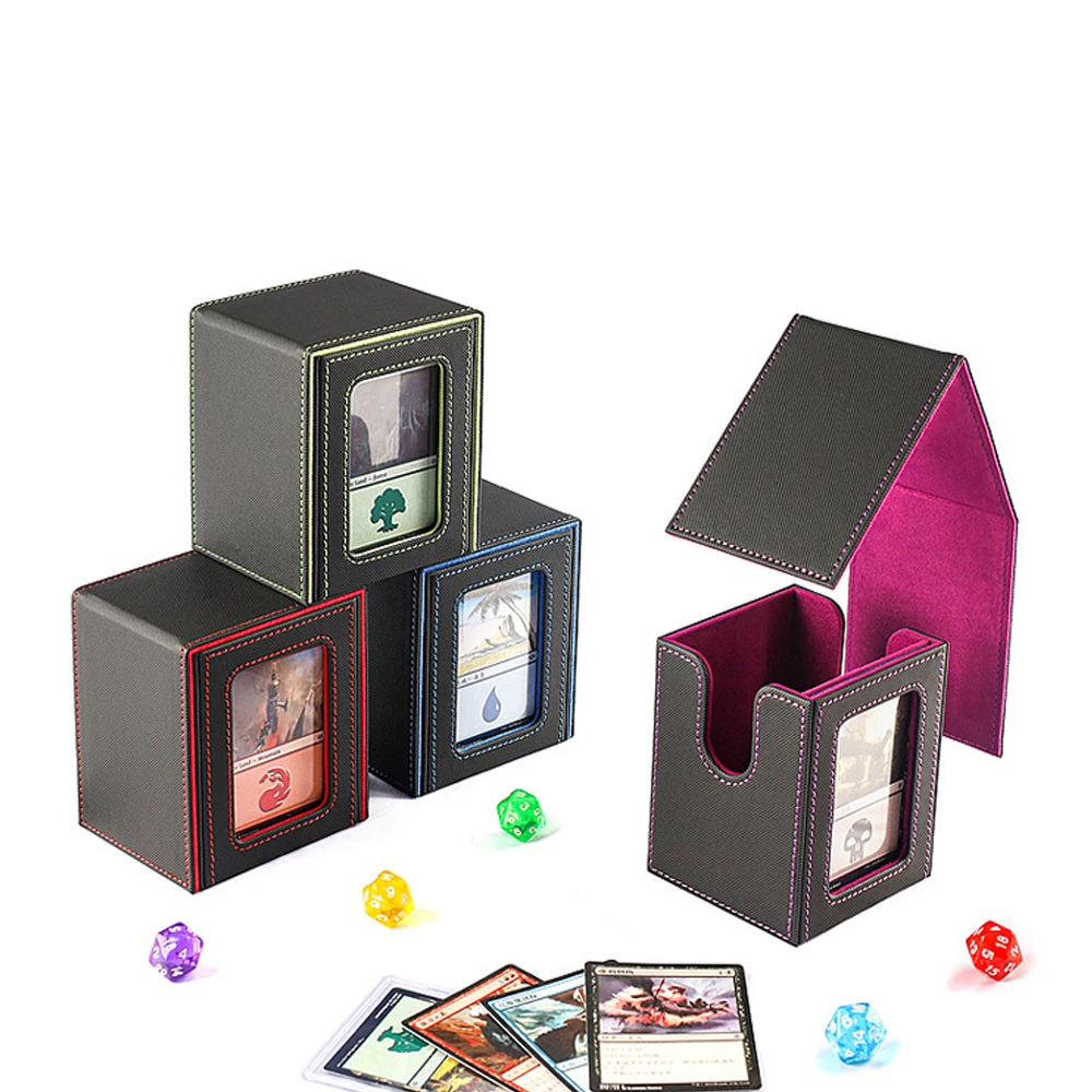 

2024 100+ Light protection collection card displayed in trading card box toy game card TCG collection card storage