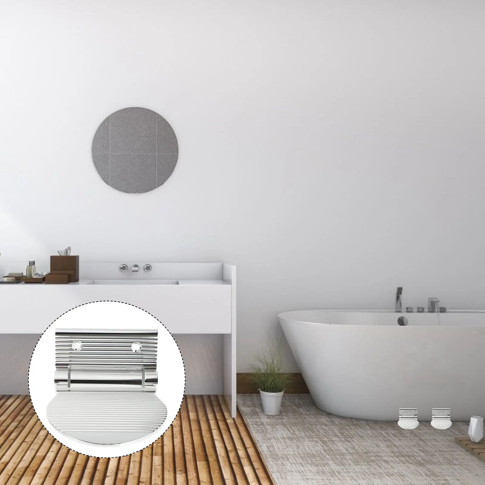 

1 шт. Домашняя противоскользящая подставка для ног с педалью из космического алюминия для беременных и пожилых людей, с нескользящим дизайном