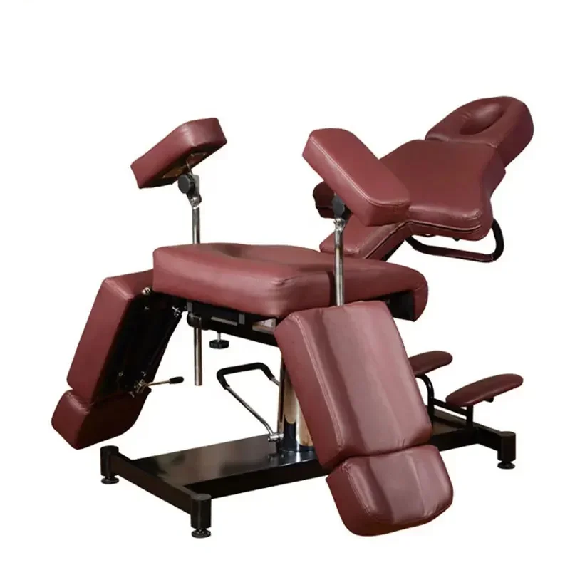 Fully Adjustable Electric Hydraulic Tattoo Bed Chair Beauty Salon Spa Massage Bed