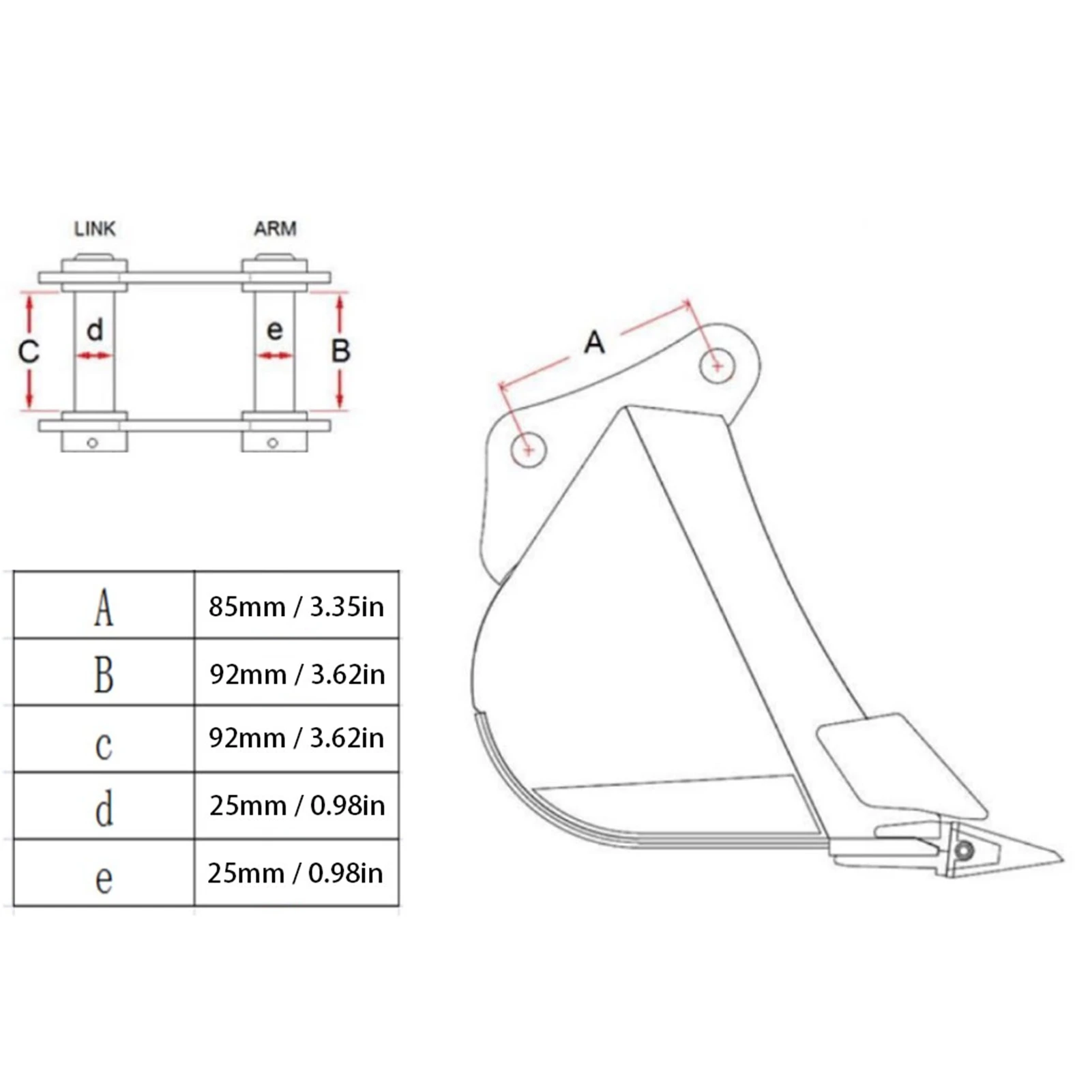 Excavator Quick Hitch Coupler Portable Fast Connection High Strength Excavator  Hitch for Mini Excavators